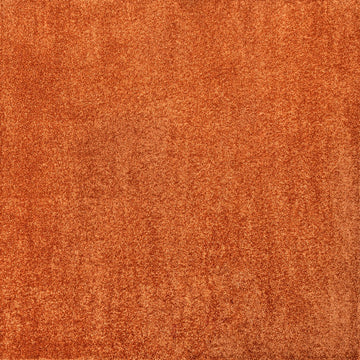 Haze Solid Low-pile Area Rug Orange